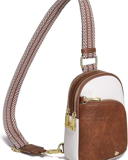 INICAT RFID Blocking Sling Bag Anti Theft Crossbody Bags Women Valentine's Day Gifts Travel Purses Vegan Leather