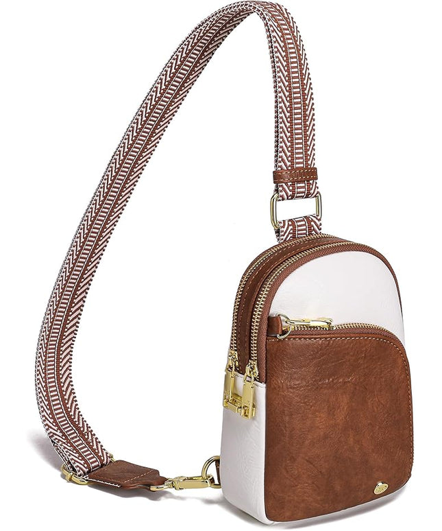 INICAT RFID Blocking Sling Bag Anti Theft Crossbody Bags Women Valentine's Day Gifts Travel Purses Vegan Leather