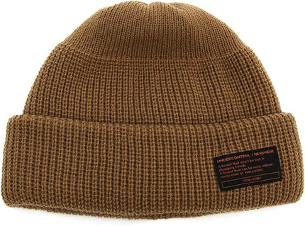 UNDERCONTROL Winter Trawler Fisherman Beanie Men Women Unisex Stylish Plain Docker Skull Hat Roll up Watch Cap Color Pack