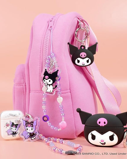 iFace Hello Kitty and Friends Beaded Wristlet Universal Phone Charm Strap - Cute Wrist Chain Lanyard Aesthetic Decor Strap for Cell Phone Camera Keys AirPods Keychains