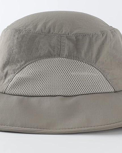 Home Prefer UPF50+ Mens Sun Hat Wide Brim Fishing Hat for Men UV Protection Womens Beach Bucket Hat for Golf Hiking Gardening