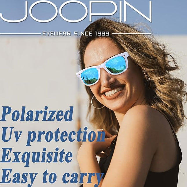 Joopin Square Sunglasses Polarized UV Protection Trendy Designer Sun Glasses Men Women