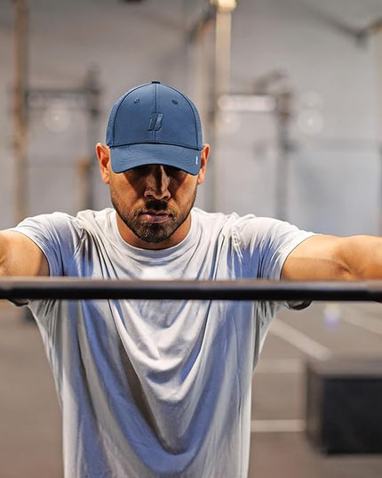 Gym Baseball Hats for Men by King & Fifth | Baseball Hat with Low Profile & Stylish Fabric + Workout Hat + Baseball Caps
