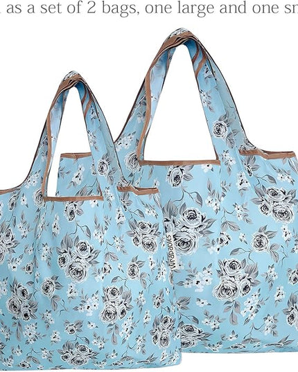 allydrew Large Foldable Tote Nylon Reusable Grocery Bags