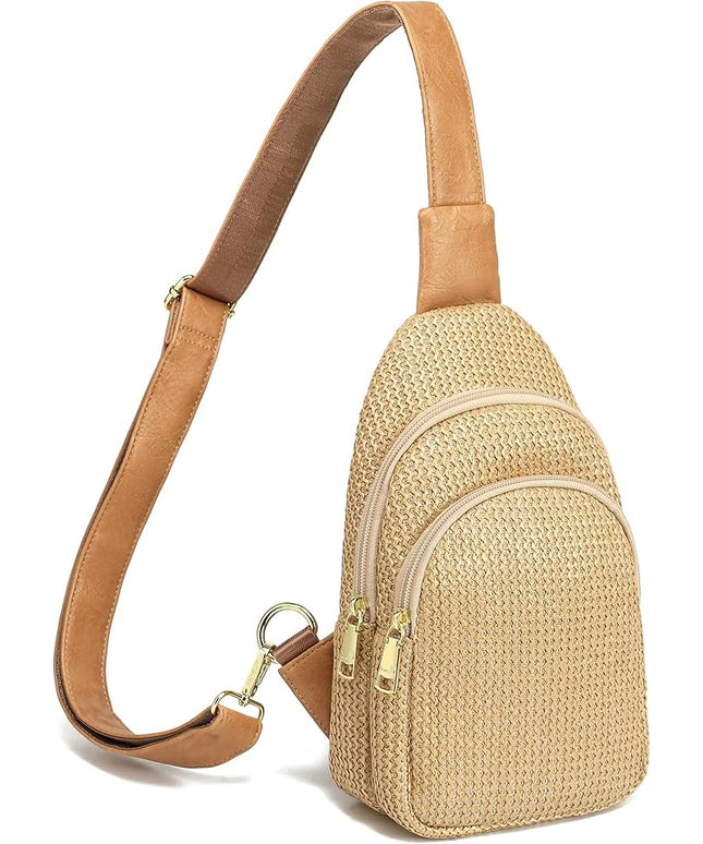 INICAT Faux Straw Crossbody Bags Beach Gifts Valentines Day Her Cruise Ship Essentials Women Summer Small Sling Purses
