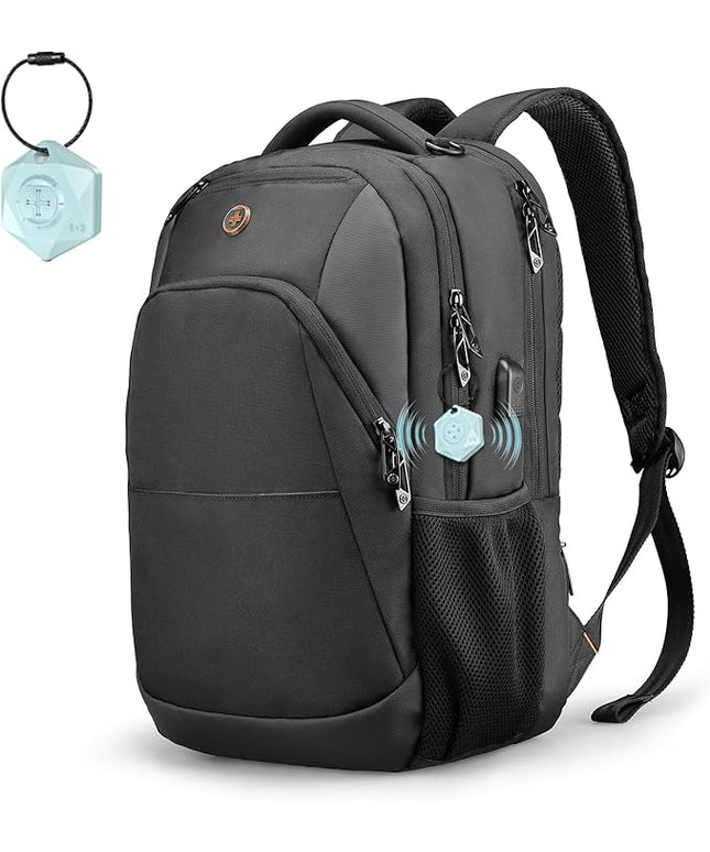Swissdigital Design Business Laptop Backpack, College Laptops Backpack with USB Charging Port for Men and Women Fits 16 Inch Notebook, Black-Finder Color Random | SD1670BT013-01