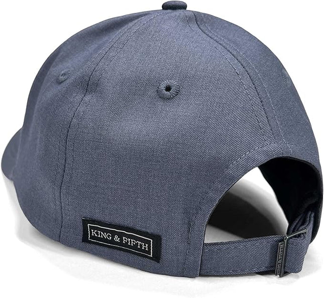 Fashion Baseball Hats for Men by King & Fifth | The Senna Baseball Cap with Low Profile & Menswear Fabric + Baseball Caps