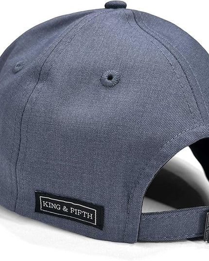 Fashion Baseball Hats for Men by King & Fifth | The Senna Baseball Cap with Low Profile & Menswear Fabric + Baseball Caps