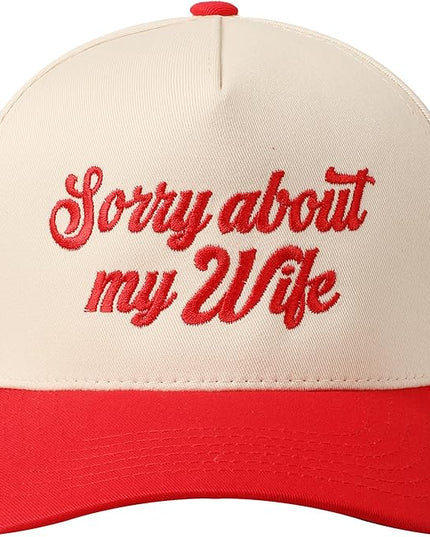 MIRMARU Two-Tone Vintage Canvas Trucker Hats for Men & Women, Adjustable Size Baseball Caps with Trendy Embroidered Design