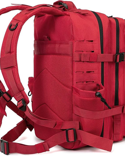 QT&QY 25L/45L Military Tactical Backpack For Men Molle Daypack 3 Day Bug Out Bag Hiking Rucksack With Bottle Holder