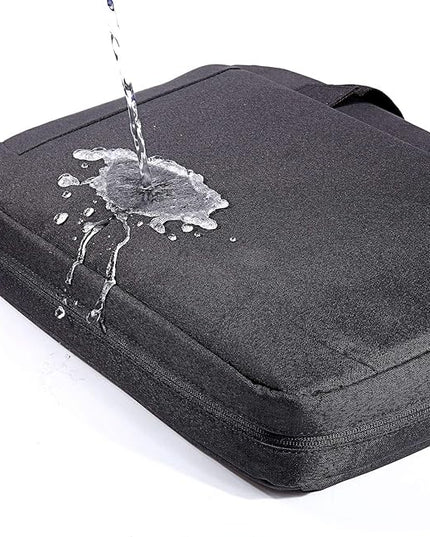 Voova Laptop Bag Case 17 17.3 Inch Computer Sleeve Messenger Bag with Shoulder Strap Expandable Waterproof Large Capacity Business Briefcase for Work Travel Fit 17-18” Laptop, Men Women, Black