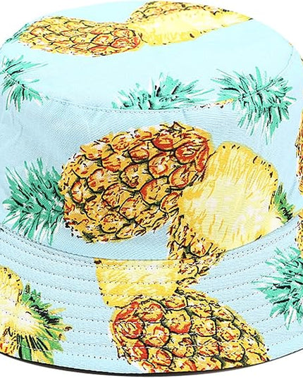 Mashiaoyi Unisex Print Double-Side-Wear Reversible Bucket Hat