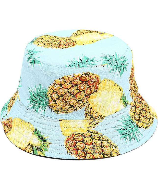Mashiaoyi Unisex Print Double-Side-Wear Reversible Bucket Hat