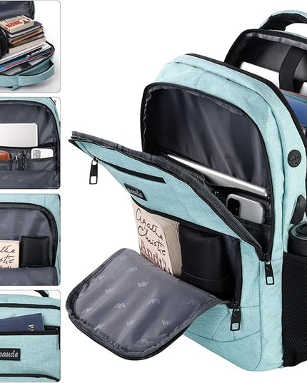 Paude School Backpack,17.3 Inch Laptop Backpack Women Bookbag Rucksack for Teen Girls,School Bags for Teens