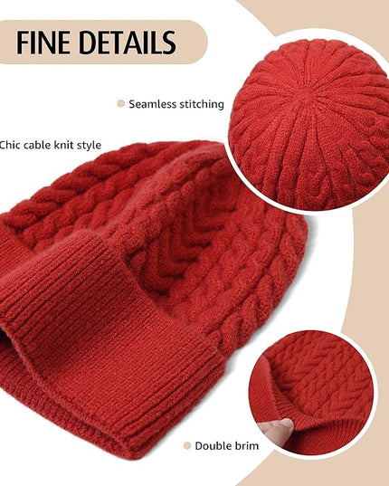 HiRui Knit Beanie Hats for Men Women Winter Hats Skull Caps Warm Classic Slouchy