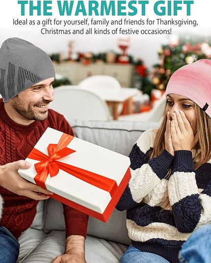 Beanie for Men, Soft Cotton Beanie for Women, Warm Unisex Winter Hat, Running Skull Cap for Cold Weather Activities