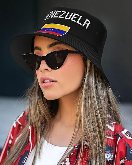 Funny Flag Bucket Hat for Men Women, Fisherman Hats Packable Fashion Sun Cap for Travel Outdoor Beach Boys Girls