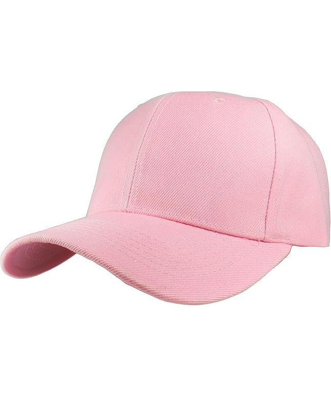 Gelante Adult Plain Baseball Cap Hat Classic Adjustable Size for All Seasons