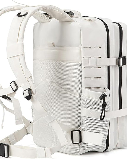 QT&QY 25L/45L Military Tactical Backpack For Men Molle Daypack 3 Day Bug Out Bag Hiking Rucksack With Bottle Holder