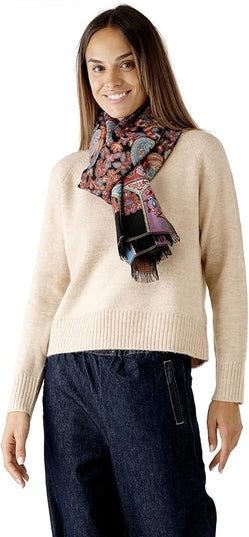 Scarf for Women Spanish Design Elegant Long Shawl Scarves for Summer Fall