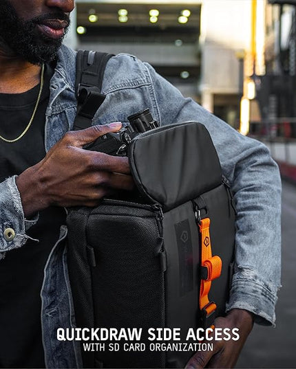 WANDRD PRVKE Lite: Weather-Resistant Travel & Camera Backpack with Laptop Sleeve, Quick Side Access, Clamshell Opening – Ideal Photography & Travel Bag