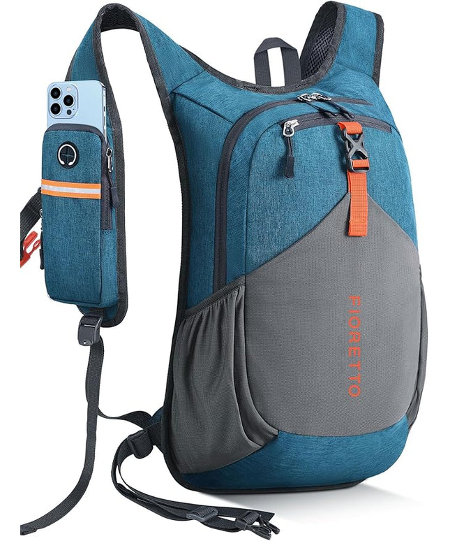 FIORETTO 20L Hiking Backpack for Women Men Mini Packable Backpack Lightweight Small Daypack for Camping Travel Outdoor, Turquoise