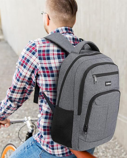 17.3 Inch School Backpacks for Men Teen Boys,Laptop Backpack College Bookbag Computer Bag for Work Business Middle High School with USB Port