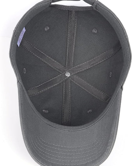 Zylioo XL XXL Oversize Baseball Cap, 100% Cotton Adjustable Dad Hat for Big Heads 23.5"-25.5", Soft Crown Large Size Cap