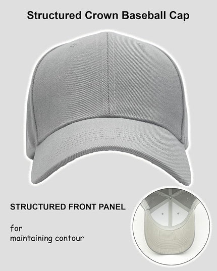 Utmost Structured Baseball Cap with Adjustable Closure - Performance Hat for Outdoor Activities