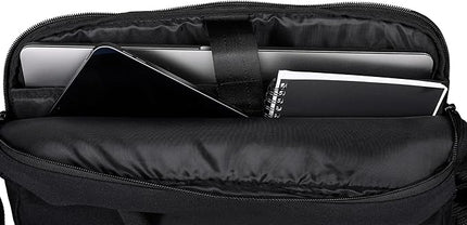 Kenneth Cole Recycled Polyester Slim 16" Laptop Business Briefcase, Black