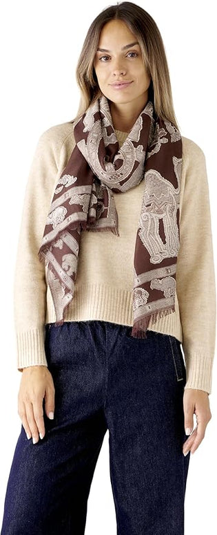 Scarf for Women Spanish Design Elegant Long Shawl Scarves for Summer Fall