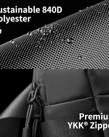 tomtoc Compact EDC Sling Bag 3L-10L, Minimalist Crossbody Bag Chest Shoulder Pack for Men Women, X-pac/Recycled Polyester