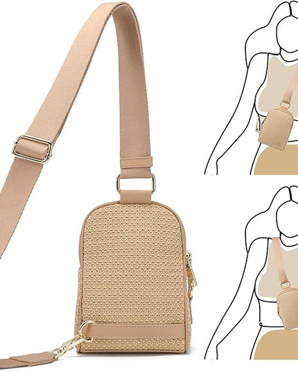 INICAT Faux Straw Crossbody Bags Beach Gifts Valentines Day Her Cruise Ship Essentials Women Summer Small Sling Purses