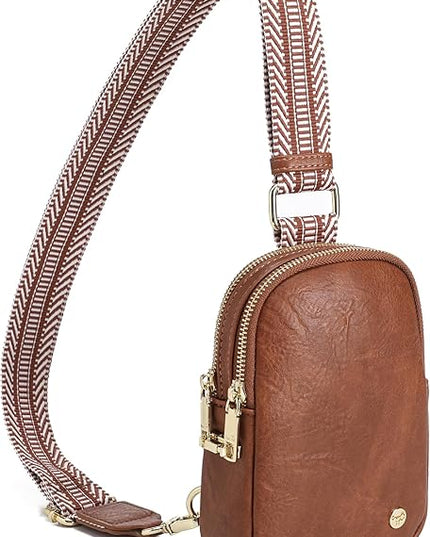 INICAT Small Anti Theft Crossbody Bags Women Valentine's Day Gifts, Vegan Leather Sling Cross Body Purse Travel Essentials