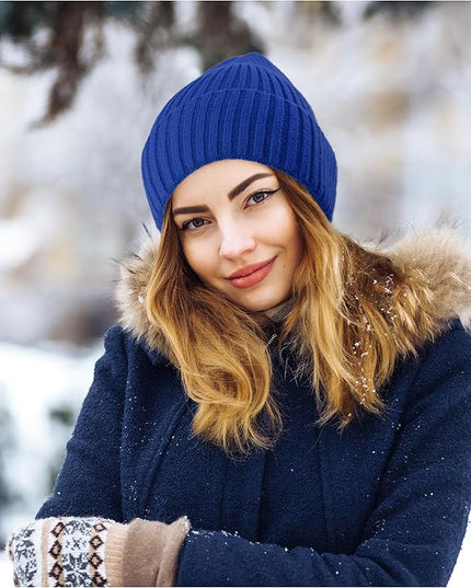 HiRui Knit Beanie for Men Women Kids, Winter Hats Warm Classic Daily Skull Caps