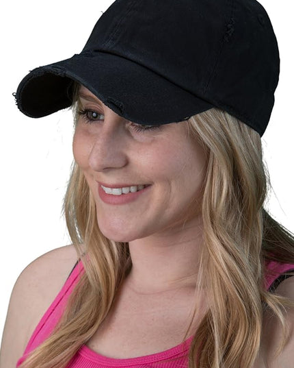Funky Junque Distressed Baseball Cap