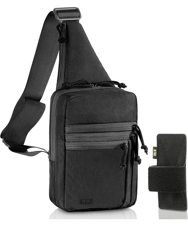 M-Tac CCW Sling Bag for Men & Women - EDC Shoulder Bag Tactical - Crossbody Concealed Carry Bag - Mens Chest Pack