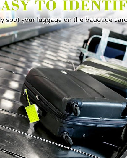 30 Pack Luggage Tags for Suitcases, Airplane Travel Essentials for Flying, International Travel Must Haves, and Luggage Accessories by Sodsay