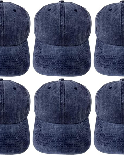 Roytrense Unisex 100% Cotton Washed Low Profile Dad Hat - Adjustable Baseball Cap for Outdoor Activities