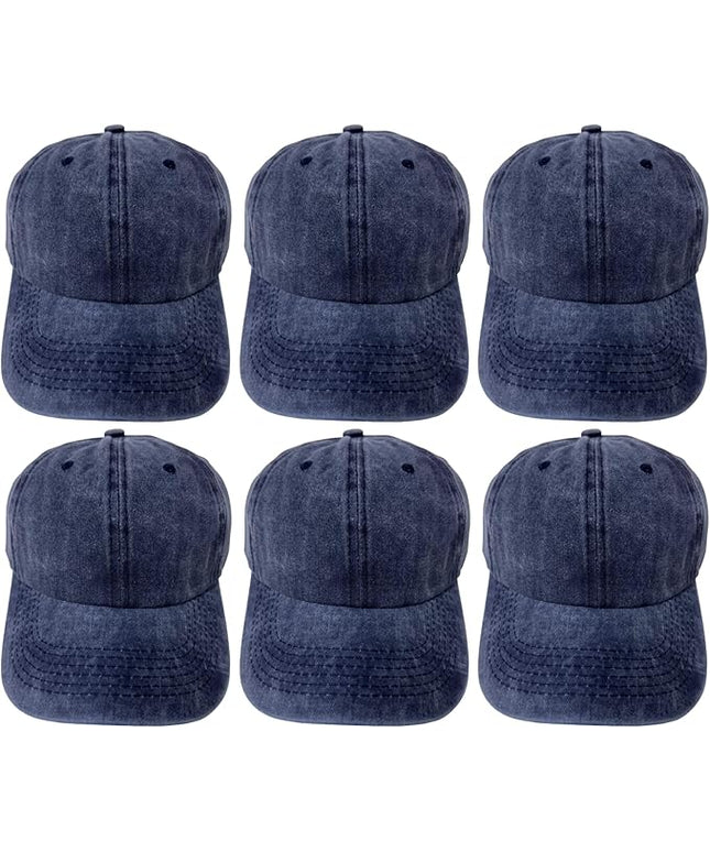Roytrense Unisex 100% Cotton Washed Low Profile Dad Hat - Adjustable Baseball Cap for Outdoor Activities