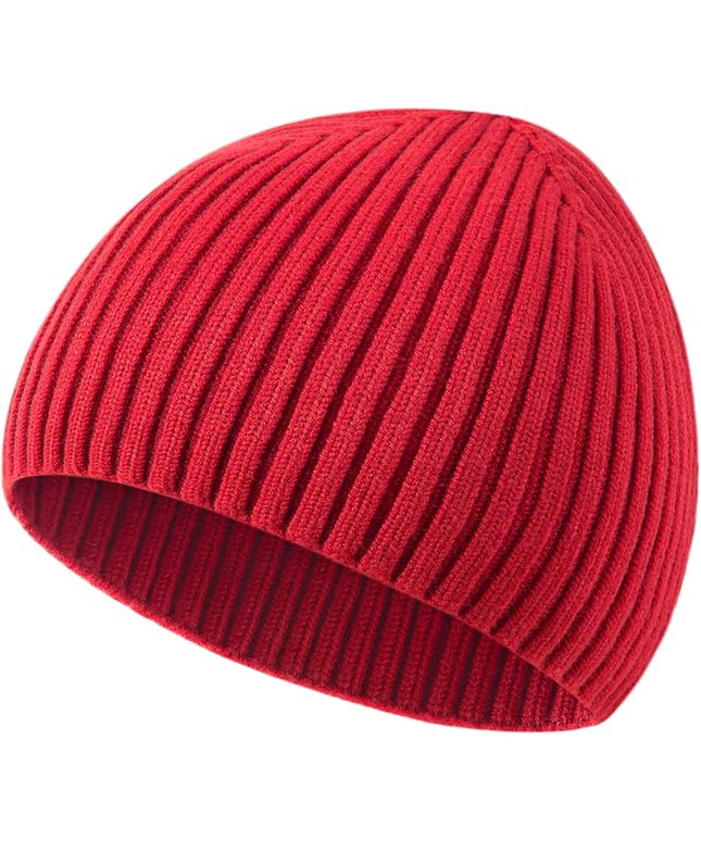 choshion Wool Knit Fisherman Beanie Hat for Men Women,Cuffless Warm Short Cuff Beanies Toboggan Ski Hats Winter Skull Cap