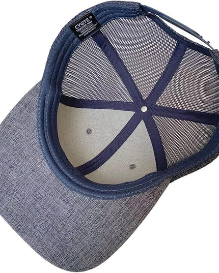 CYGTE XXL Plus Size Trucker Hat Snapback Baseball Cap- Big Head Fit Up to Size 8 Men's Mesh-Back Ball Cap