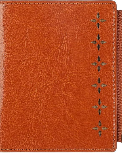 Lavemi Ultra Thin Small Compact Leather Womens Girls Wallets RFID Blocking Credit Card Holder for Women