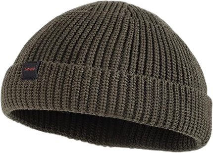 Fisherman Beanie Hats for Men Women,Knit Trawler Skull Cap,Watch Cap,Spring Fall Winter Warm Short Hats