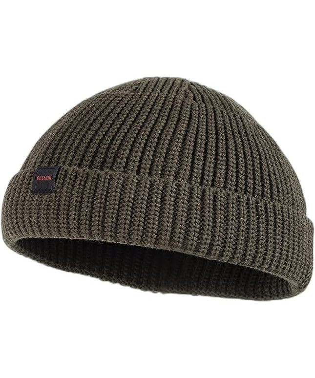 Fisherman Beanie Hats for Men Women,Knit Trawler Skull Cap,Watch Cap,Spring Fall Winter Warm Short Hats