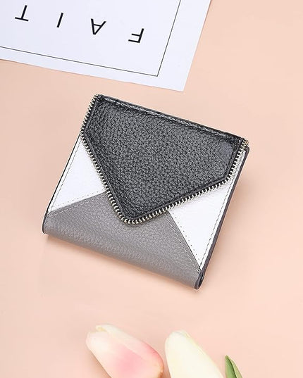 Lavemi Ultra Thin Small Compact Leather Womens Girls Wallets RFID Blocking Credit Card Holder for Women