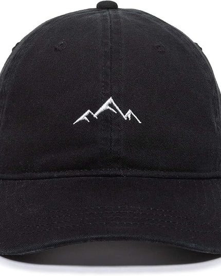 Outdoor Cap -Adult Mountain Dad Hat-Unstructured Soft Cotton