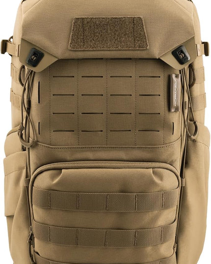 PGYTECH OneMo TAC 25L Tactical Camera Backpack, Waterproof DSLR/SLR/Mirrorless Photography Camera Bag with 15.6" Laptop Sleeve, Tripod Holder & Rain Cover (Wolf Brown)