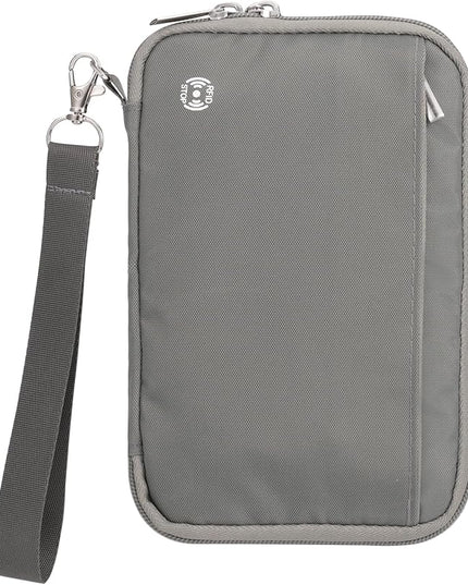 WALNEW Family Passport Holder for 5 - Large Travel Organizer Holds up to 6 Passports, RFID Blocking Water Resistant Document Wallet for Cards, Tickets, Boarding Passes