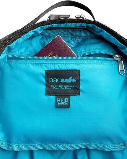 Pacsafe ECO 18L Anti Theft Backpack, ECONYL Black